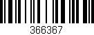 Código de barras (EAN, GTIN, SKU, ISBN): '366367'