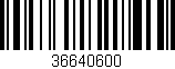 Código de barras (EAN, GTIN, SKU, ISBN): '36640600'