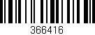 Código de barras (EAN, GTIN, SKU, ISBN): '366416'