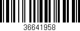 Código de barras (EAN, GTIN, SKU, ISBN): '36641958'