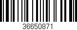 Código de barras (EAN, GTIN, SKU, ISBN): '36650871'