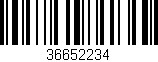 Código de barras (EAN, GTIN, SKU, ISBN): '36652234'