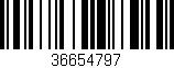 Código de barras (EAN, GTIN, SKU, ISBN): '36654797'