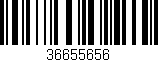 Código de barras (EAN, GTIN, SKU, ISBN): '36655656'