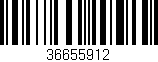 Código de barras (EAN, GTIN, SKU, ISBN): '36655912'