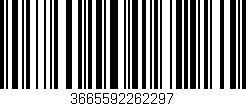 Código de barras (EAN, GTIN, SKU, ISBN): '3665592262297'