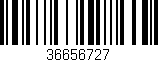 Código de barras (EAN, GTIN, SKU, ISBN): '36656727'