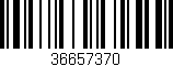 Código de barras (EAN, GTIN, SKU, ISBN): '36657370'