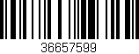 Código de barras (EAN, GTIN, SKU, ISBN): '36657599'