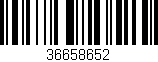 Código de barras (EAN, GTIN, SKU, ISBN): '36658652'