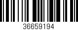Código de barras (EAN, GTIN, SKU, ISBN): '36659194'
