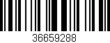 Código de barras (EAN, GTIN, SKU, ISBN): '36659288'