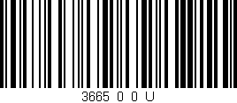 Código de barras (EAN, GTIN, SKU, ISBN): '3665_0_0_U'