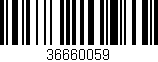 Código de barras (EAN, GTIN, SKU, ISBN): '36660059'