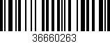 Código de barras (EAN, GTIN, SKU, ISBN): '36660263'
