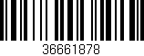 Código de barras (EAN, GTIN, SKU, ISBN): '36661878'