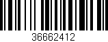 Código de barras (EAN, GTIN, SKU, ISBN): '36662412'