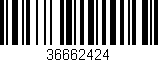 Código de barras (EAN, GTIN, SKU, ISBN): '36662424'