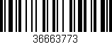 Código de barras (EAN, GTIN, SKU, ISBN): '36663773'