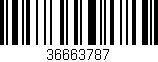 Código de barras (EAN, GTIN, SKU, ISBN): '36663787'