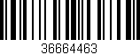 Código de barras (EAN, GTIN, SKU, ISBN): '36664463'