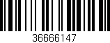 Código de barras (EAN, GTIN, SKU, ISBN): '36666147'