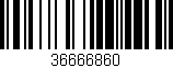 Código de barras (EAN, GTIN, SKU, ISBN): '36666860'