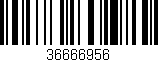 Código de barras (EAN, GTIN, SKU, ISBN): '36666956'