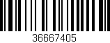 Código de barras (EAN, GTIN, SKU, ISBN): '36667405'