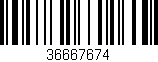 Código de barras (EAN, GTIN, SKU, ISBN): '36667674'