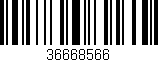 Código de barras (EAN, GTIN, SKU, ISBN): '36668566'