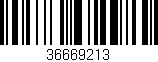 Código de barras (EAN, GTIN, SKU, ISBN): '36669213'