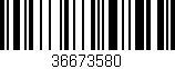 Código de barras (EAN, GTIN, SKU, ISBN): '36673580'