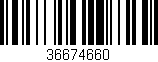 Código de barras (EAN, GTIN, SKU, ISBN): '36674660'