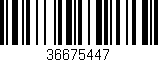 Código de barras (EAN, GTIN, SKU, ISBN): '36675447'