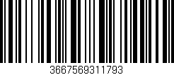 Código de barras (EAN, GTIN, SKU, ISBN): '3667569311793'