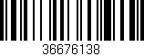 Código de barras (EAN, GTIN, SKU, ISBN): '36676138'