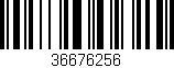 Código de barras (EAN, GTIN, SKU, ISBN): '36676256'