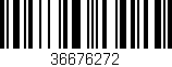 Código de barras (EAN, GTIN, SKU, ISBN): '36676272'