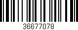 Código de barras (EAN, GTIN, SKU, ISBN): '36677078'