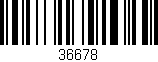 Código de barras (EAN, GTIN, SKU, ISBN): '36678'