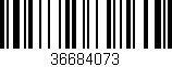 Código de barras (EAN, GTIN, SKU, ISBN): '36684073'