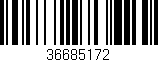 Código de barras (EAN, GTIN, SKU, ISBN): '36685172'