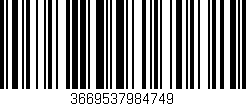 Código de barras (EAN, GTIN, SKU, ISBN): '3669537984749'