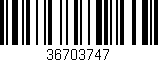 Código de barras (EAN, GTIN, SKU, ISBN): '36703747'