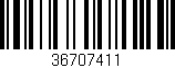 Código de barras (EAN, GTIN, SKU, ISBN): '36707411'