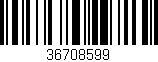 Código de barras (EAN, GTIN, SKU, ISBN): '36708599'