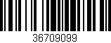 Código de barras (EAN, GTIN, SKU, ISBN): '36709099'