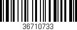 Código de barras (EAN, GTIN, SKU, ISBN): '36710733'