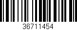 Código de barras (EAN, GTIN, SKU, ISBN): '36711454'